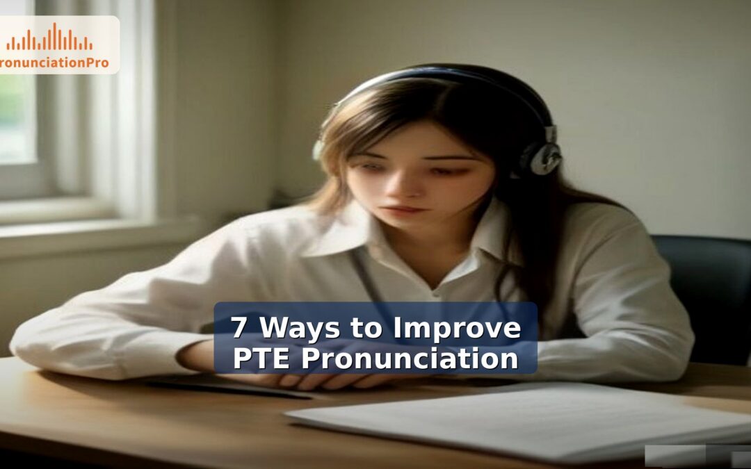7 Ways to Pronounce Words Better for the PTE