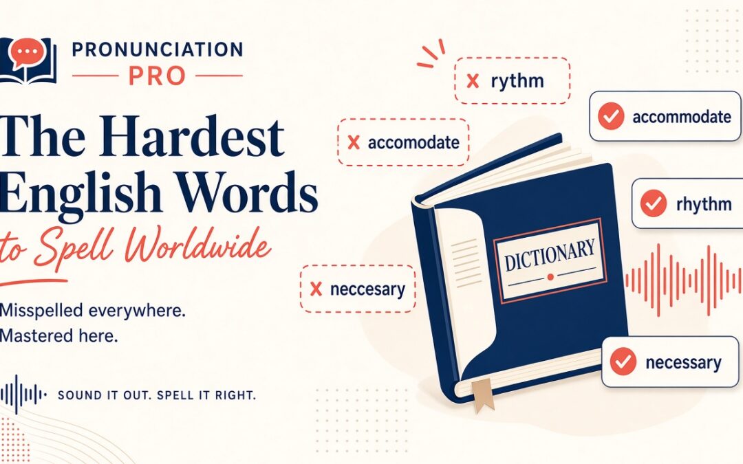 What are the hardest words to spell all over the English-speaking world?
