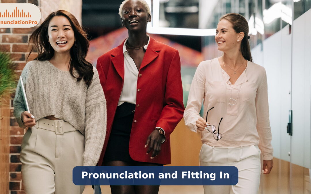 Professional using clear American English pronunciation to fit in at work